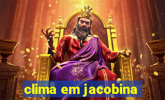 clima em jacobina